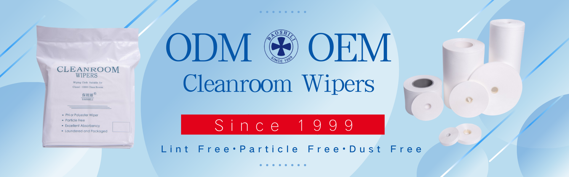 Cleanroom Wipes & Cleanroom Wiper manufacturer
